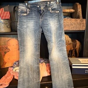 Miss Me Light Blue Boot Cut Jeans